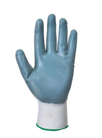 184-5995 RS PRO Nitrile-Coated Gripper Gloves, Size 11, White, Abrasion Resistant, Anti-Slip, General Purpose, Good Dexterity,