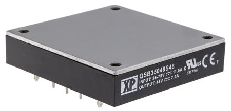 QSB40024S48 XP Power QSB400 DC-DC Converter, 48V dc/ 8.3A Output, 9 → 36 V dc Input, 400W, PCB Mount, +100°C Max Temp -40°C