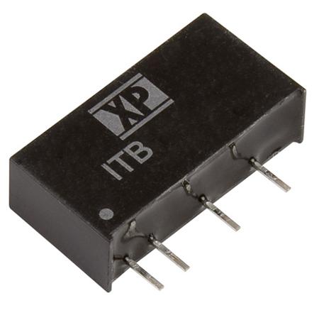 ITB2415S XP Power ITB DC-DC Converter, 15V dc/ 66mA Output, 21.6 → 26.4 V dc Input, 1W, Through Hole, +105°C Max Temp