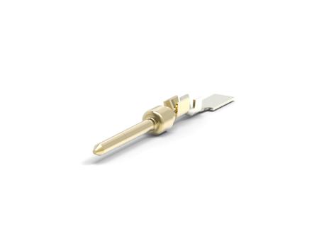 66507-2 TE Connectivity, AMPLIMITE Series, PIN Crimp D-sub Connector Contact, Gold Pin, 28-24 AWG