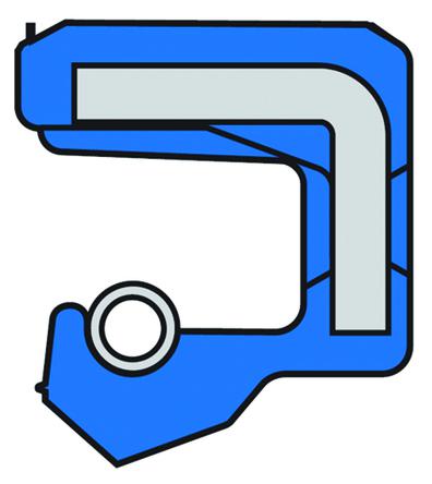 40412557 Freudenberg Sealing Technologies Simrit 72 NBR 902 Seal, 45mm Bore , 68mm O.D , -30 → +100°C