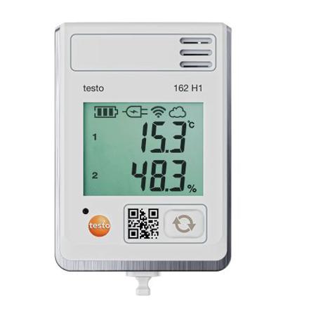 0572 1624 Testo TESTO 162 H1 Temperature & Humidity Data Logger Data Logger, Wi-Fi, 1 Input Channel(s) - UKAS Calibration