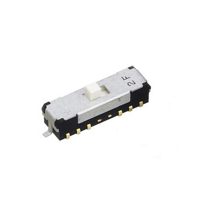 CMS-4202TA Nidec Components Surface Mount Slide Switch 4P2T DP 100 mA Slide
