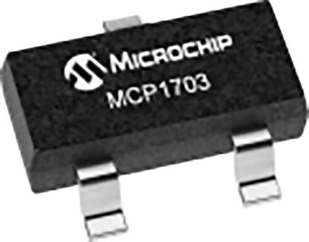 MCP1703T-5002E-DB Microchip MCP1703T-5002E/DB, LDO Voltage Regulator Controller, 250mA, 5 V 3-Pin, SOT-223