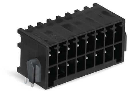 713-1429/037-000 WAGO 713 Series Angled Through Hole Header, 18 Contact(s), 3.5 mm Pitch, 2 Row, Shrouded