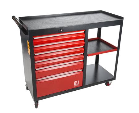 875-5789 RS PRO 6 Drawer Steel Wheeled Tool Chest