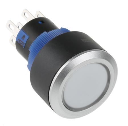 175-8934 2 Poles + Momentary + White LED 220V