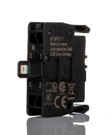 216573-M22-CLEDC-R Eaton M22 Light Block - Red, 12 → 30 V ac/dc