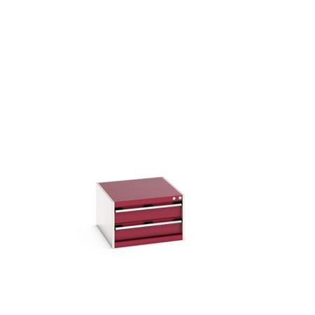 40027108-24V Bott 2 Cabinet, Steel, 400mm x 750mm x 650mm, Red