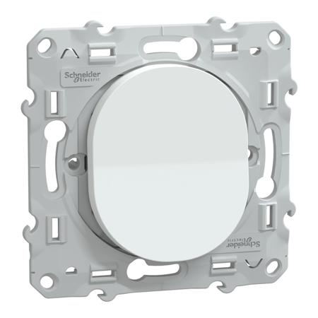 S320205 1 Way White Switch Mechanism Ovalis Series
