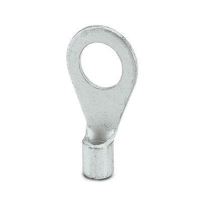3240086 Phoenix Contact Uninsulated Ring Terminal, M8mm Stud Size, Silver