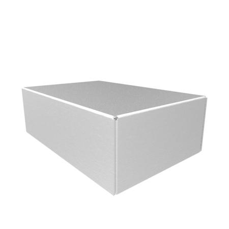 1444-8 Chassis; Aluminum; 6 in.; 4 in.; 2 in.; Natural; 0.040 in.; 3/16 in.