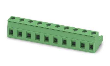 1767083 Phoenix Contact, 7.62mm Pitch, GMSTB 2.5/10-ST-7.62, 10 Way, , Pluggable Terminal Block, Plug, Cable Mount, Screw