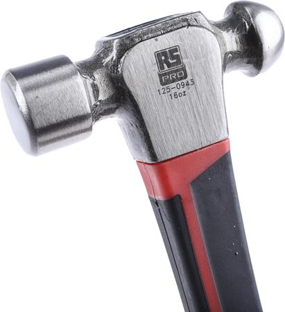 125-0943 RS Pro 450g Carbon Steel Ball Pein Hammer