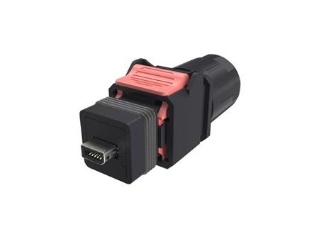 NDHN3E2 Amphenol Communications Solutions, NDH series Free Hanging (In Line) Mini I/O Connector Plug