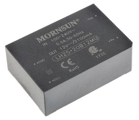 144-6288 RS PRO, 25W AC-DC Converter, 12V dc, Encapsulated, Medical Approved