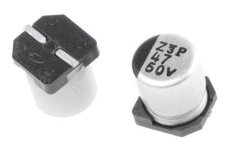 UWT1H470MCL1GS Nichicon 47μF Aluminium Electrolytic Capacitor 50V dc, Surface Mount -