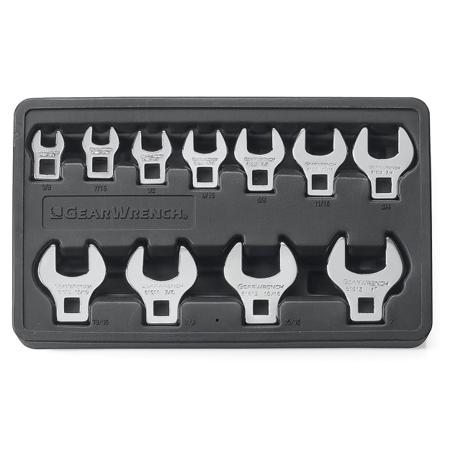 81908 GearWrench 11-Piece Crow Foot Spanner Set, 15/16 → 1 in