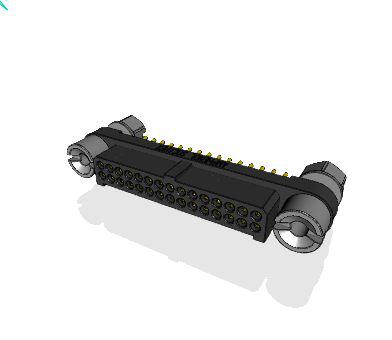 MHDAS2M030YDE60 Amphenol Socapex MHDAS Series Straight PCB PCB Header, 30 Contact(s), 1.27 mm Pitch, 2 Row, Shrouded