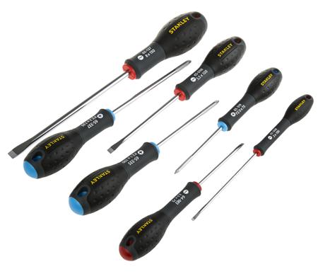 0-65-425 Stanley Pozidriv; Slotted Screwdriver Set, 7-Piece