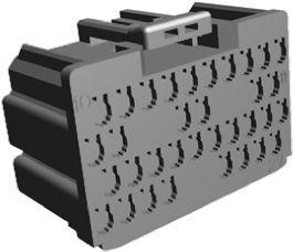 316022-6 TE Connectivity MULTILOCK 040 Pair Mate, 34 Way, 4 Row Male Connector Housing