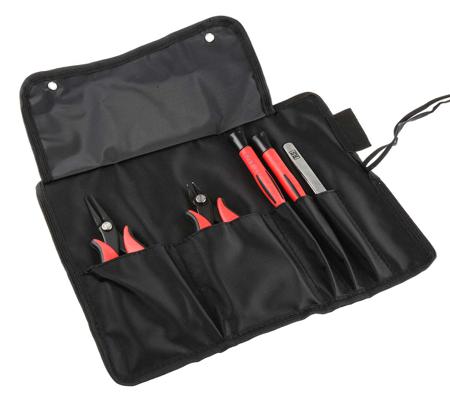 182-284 RS PRO 5 Piece Electronics Tool Kit with Roll