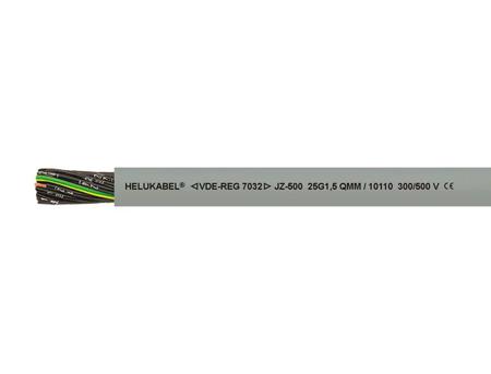 10063 Helukabel JZ-500 Series Control Cable, 4 Cores, 0.5 mm², Screened, 18 AWG, Shielded PVC Shield, Control Cable