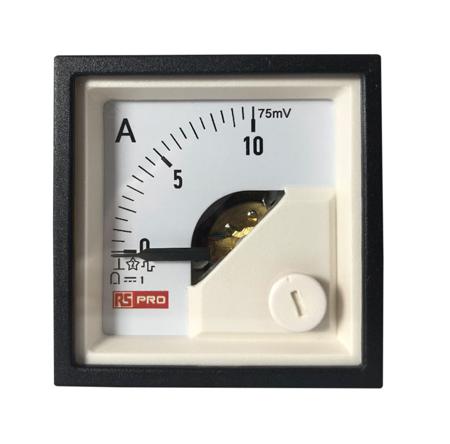 186-2479 RS PRO Analogue Voltmeter DC, Analogue Display 1 %