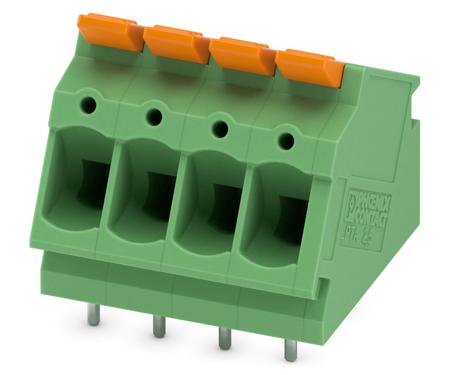 1190365 Phoenix Contact PCB Terminal Block, 4-Contact, 5mm Pitch, Through Hole Mount, 1-Row