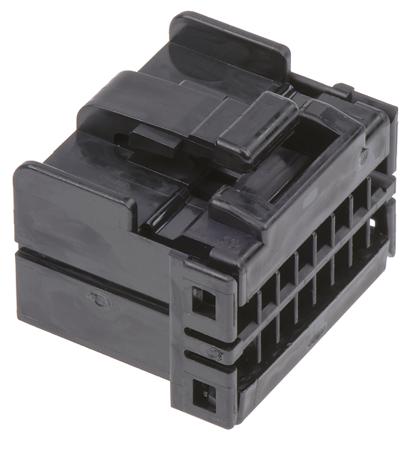 174046-2 TE Connectivity Multilock 040, 2.5mm Pitch, 16 Way, 2 Row Male Connector Housing