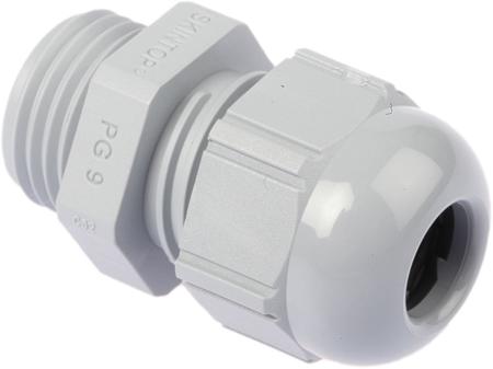 53015010-53019010 Lapp PG9 Grey Polyamide, IP68 Cable Gland With Locknut