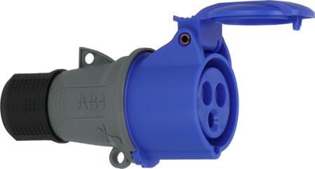 1323141 brennenstuhl, 1323 IP44 Blue Cable Mount 1P+N+T Industrial Power Socket, Rated At 16A, 230 V