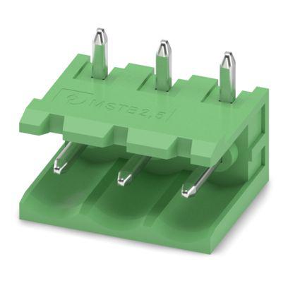 1783397 Phoenix Contact Straight Solder PCB Header, 3 Contact(s), 5 mm Pitch, 1 Row, Shrouded