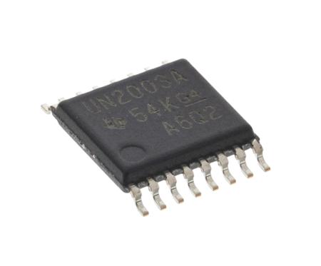 ULN2003APW Texas Instruments , 7-element NPN Darlington Transistor, 500 mA 50 V, 16-Pin TSSOP