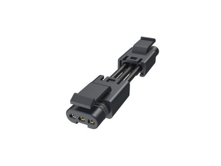 FLHT3P008C0 Amphenol Communications Solutions FLHT3P008 Series Straight PCB Socket, 3-Contact, 1-Row, 2.5mm Pitch, Poke-In