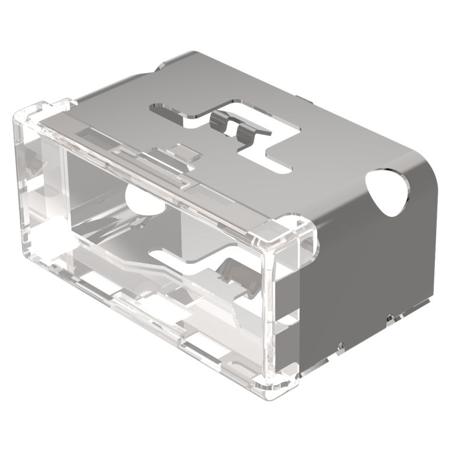 03-946.7 Indicator Lens Rectangle Style, Transparent Colorless, 38 diameter