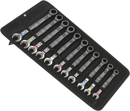 05020013001 Wera Joker 6000 Series 11-Piece Spanner Set, 8 → 19 mm, Chrome Molybdenum Steel