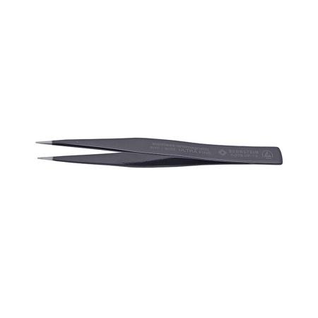 5-078-UF-13 Bernstein 130 mm, Stainless Steel, Pointed, ESD Tweezer