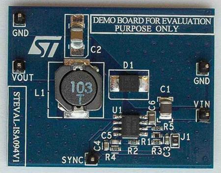 STEVAL-ISA094V1 STMicroelectronics Demonstration Board Power Supply for L7981 for Step-Down Switching Power Supply