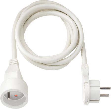 1161821025 brennenstuhl 5m 1 Socket Type E - French Extension Lead, 230 V, IP20