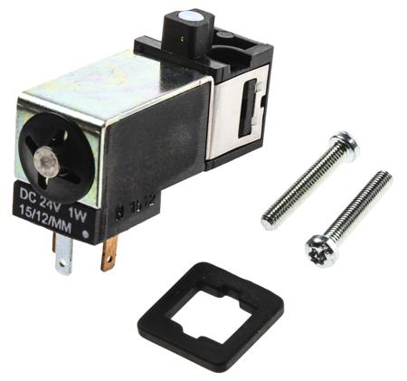 81519332 Crouzet 3/2 Pneumatic Solenoid Valve - 81 Series 24V dc