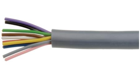 LIYY-4X0-25-MM2 Kabeltronik Control Cable, 4 Cores, 0.25 mm², YY, Unscreened, 50m, Grey PVC Sheath, 23 AWG