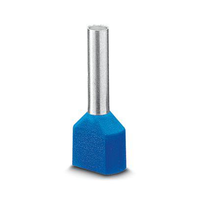 3200878 Phoenix Contact Insulated Ferrule, 12mm Pin Length, 2.9mm Pin Diameter, Blue