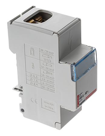 0-048-83 Interface Module, DIN Rail Mount, 13 Pole, 400 V, 160A, 101.5mm