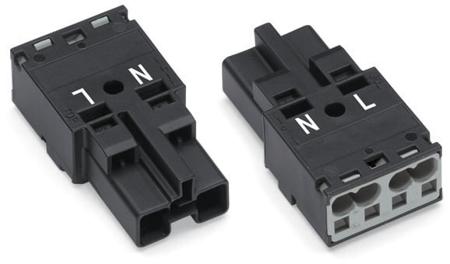 770-212 WAGO 770 Series Plug, 2-Pole, Cable Mount, 25A, IP20