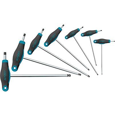 829KK-7 HAZET 7 piece Chrome Plated Steel Screw Extractor