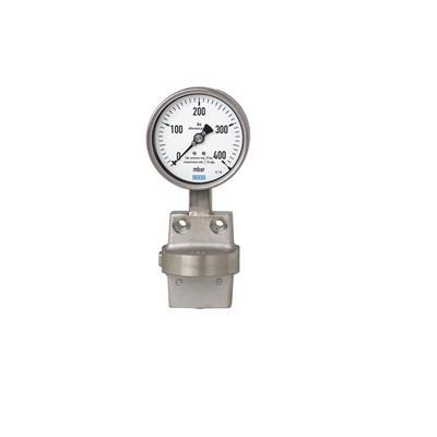 9082859 WIKA G 1/4 Bottom Entry Differential Pressure Gauge 0.4bar, , 0bar min.