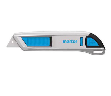 50000110 MARTOR Safety Knife with Auto-retractable Blade, Retractable, 17mm Blade Length