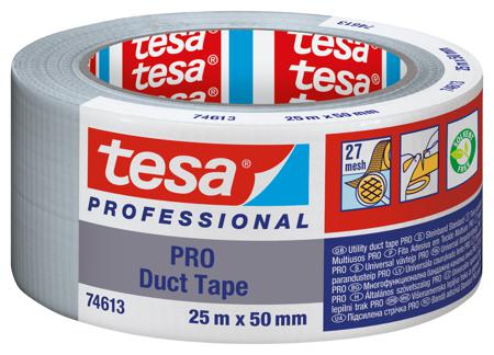 74613-00001-15 Tesa Tesa PRO 74613 Duct Tape  Duct Tape, 25m x 50mm, Grey