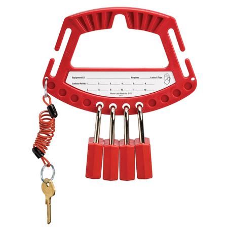 S125 Master Lock 12 Padlock Lockout Station